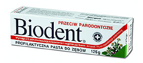 Pasta Biodent przeciwko paradontozie