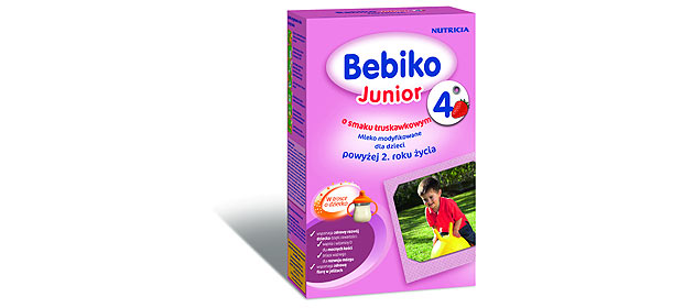 Bebiko Junior 4 o smaku truskawkowym